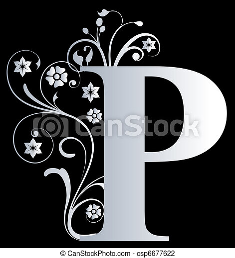 Detail Images Of The Letter P Nomer 52