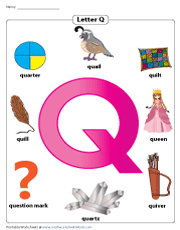 Detail Images Of The Letter Q Nomer 45