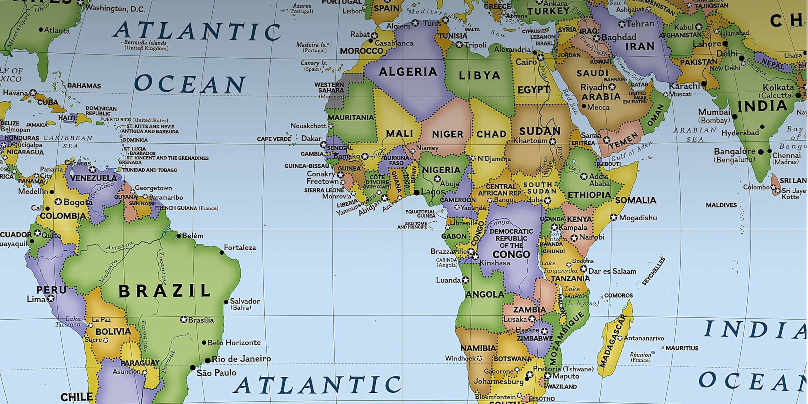 Detail Images Of The Map Of The World Nomer 46