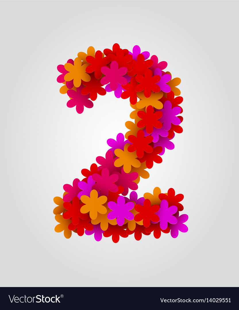Detail Images Of The Number 2 Nomer 13
