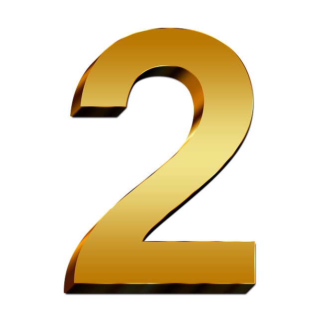 Detail Images Of The Number 2 Nomer 20
