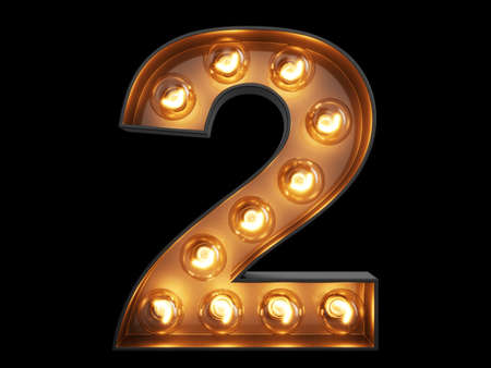 Detail Images Of The Number 2 Nomer 22