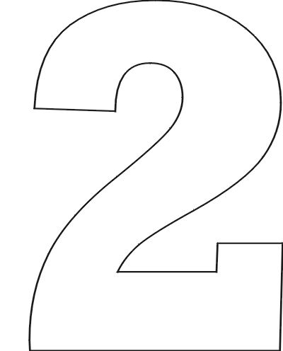 Detail Images Of The Number 2 Nomer 28