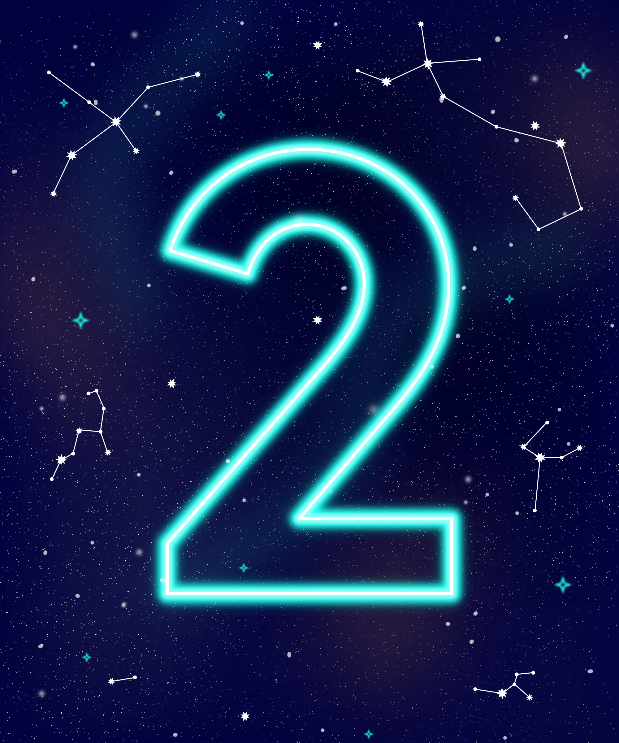 Detail Images Of The Number 2 Nomer 31