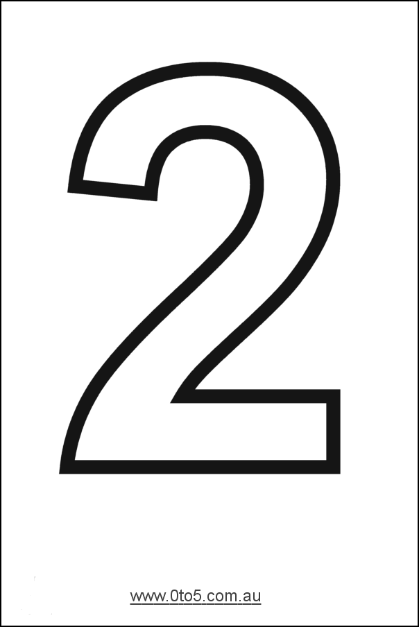 Detail Images Of The Number 2 Nomer 6