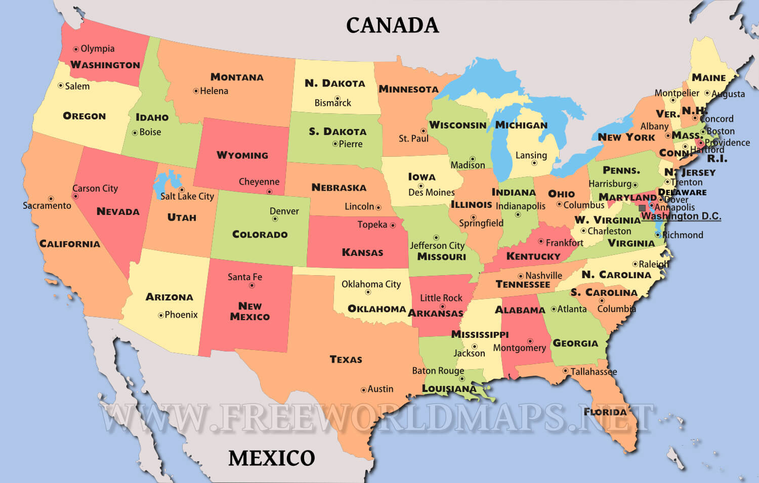Detail Images Of The Us Map Nomer 18