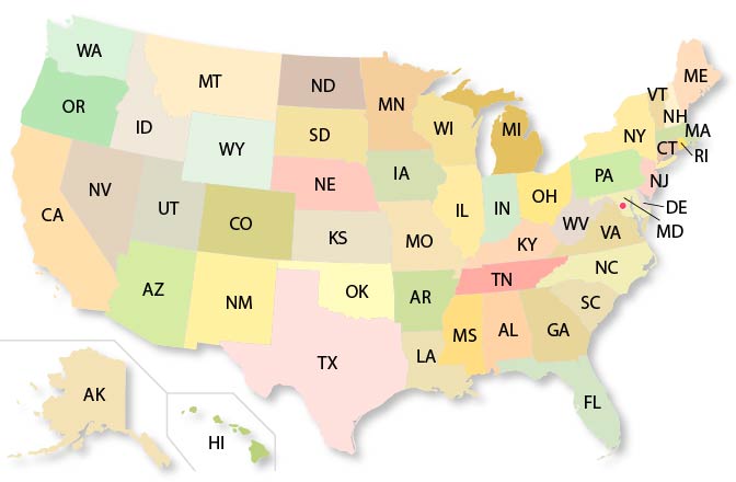 Detail Images Of The Us Map Nomer 7