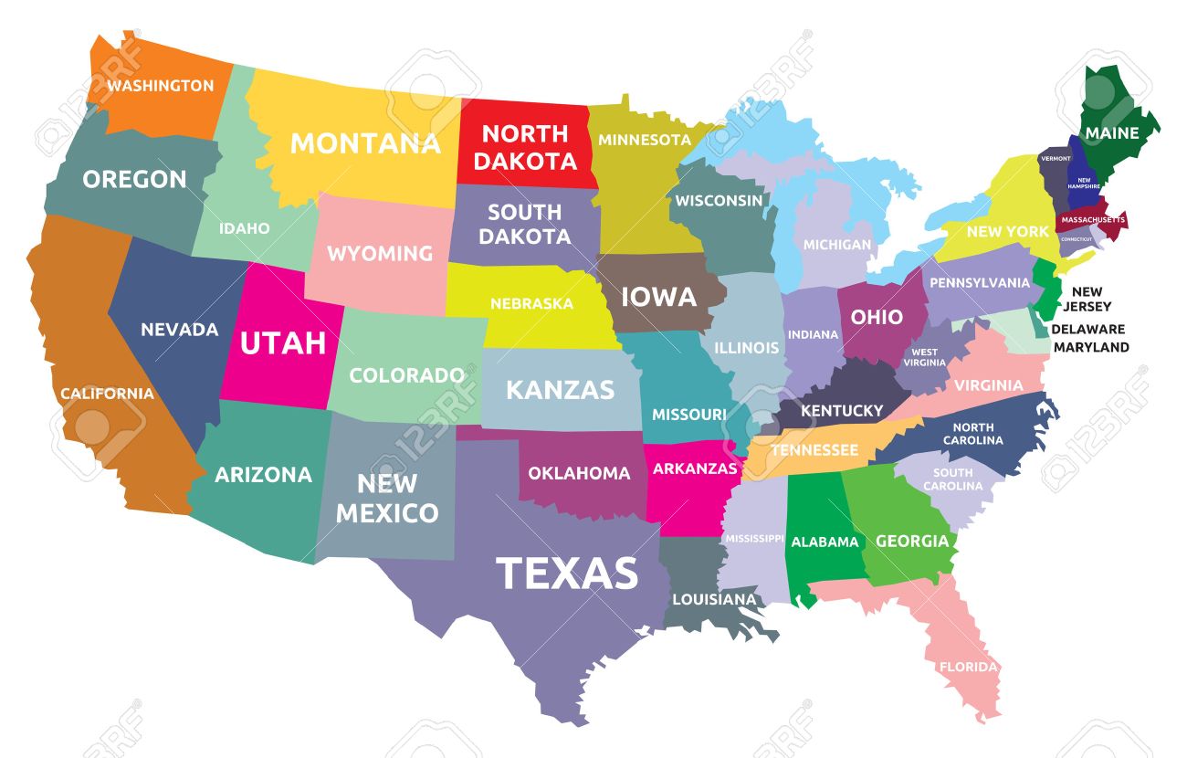 Detail Images Of The Usa Map Nomer 16