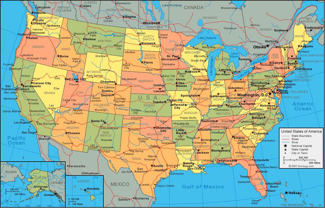 Detail Images Of The Usa Map Nomer 4
