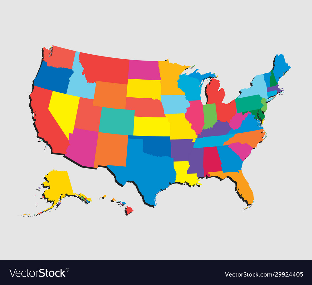 Detail Images Of The Usa Map Nomer 33