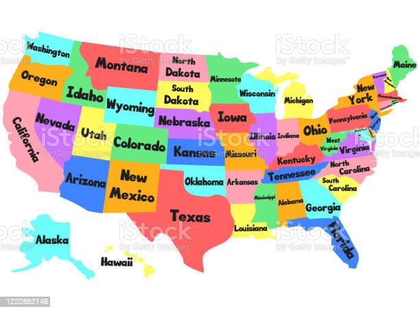 Detail Images Of The Usa Map Nomer 45