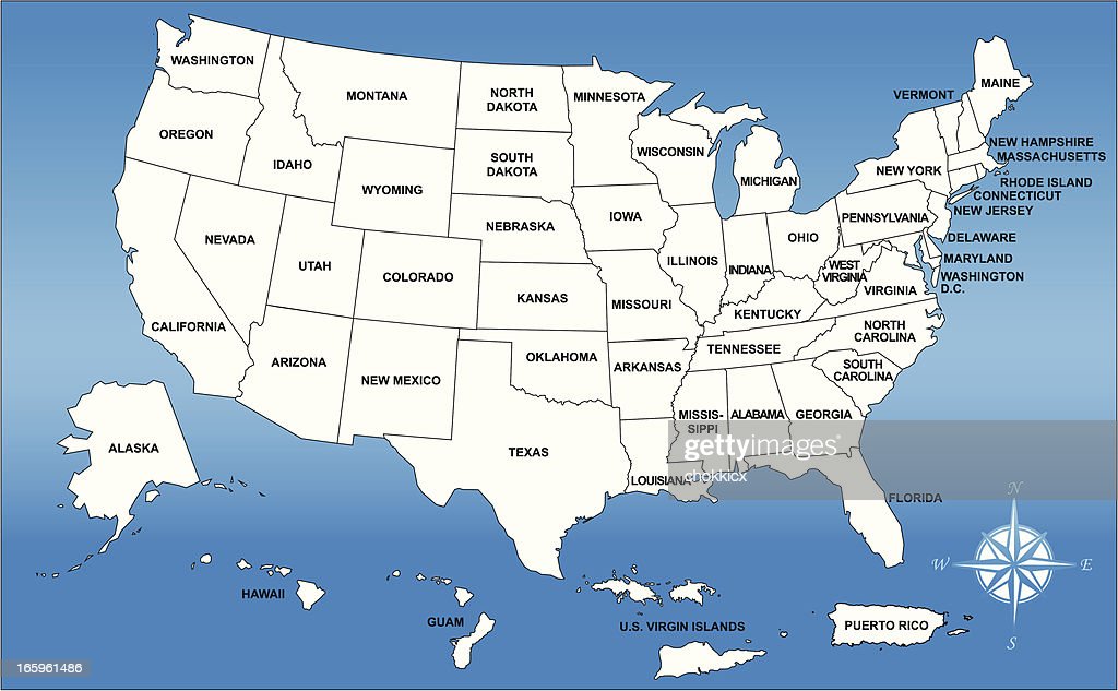 Detail Images Of The Usa Map Nomer 50