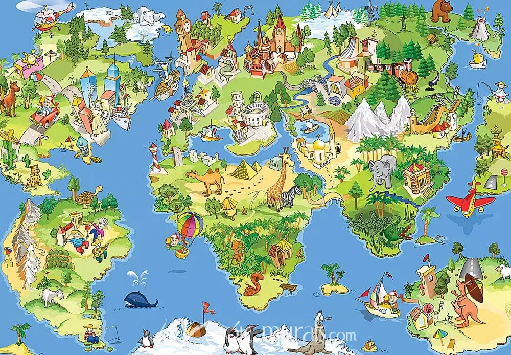 Detail Images Of The World Map Nomer 56