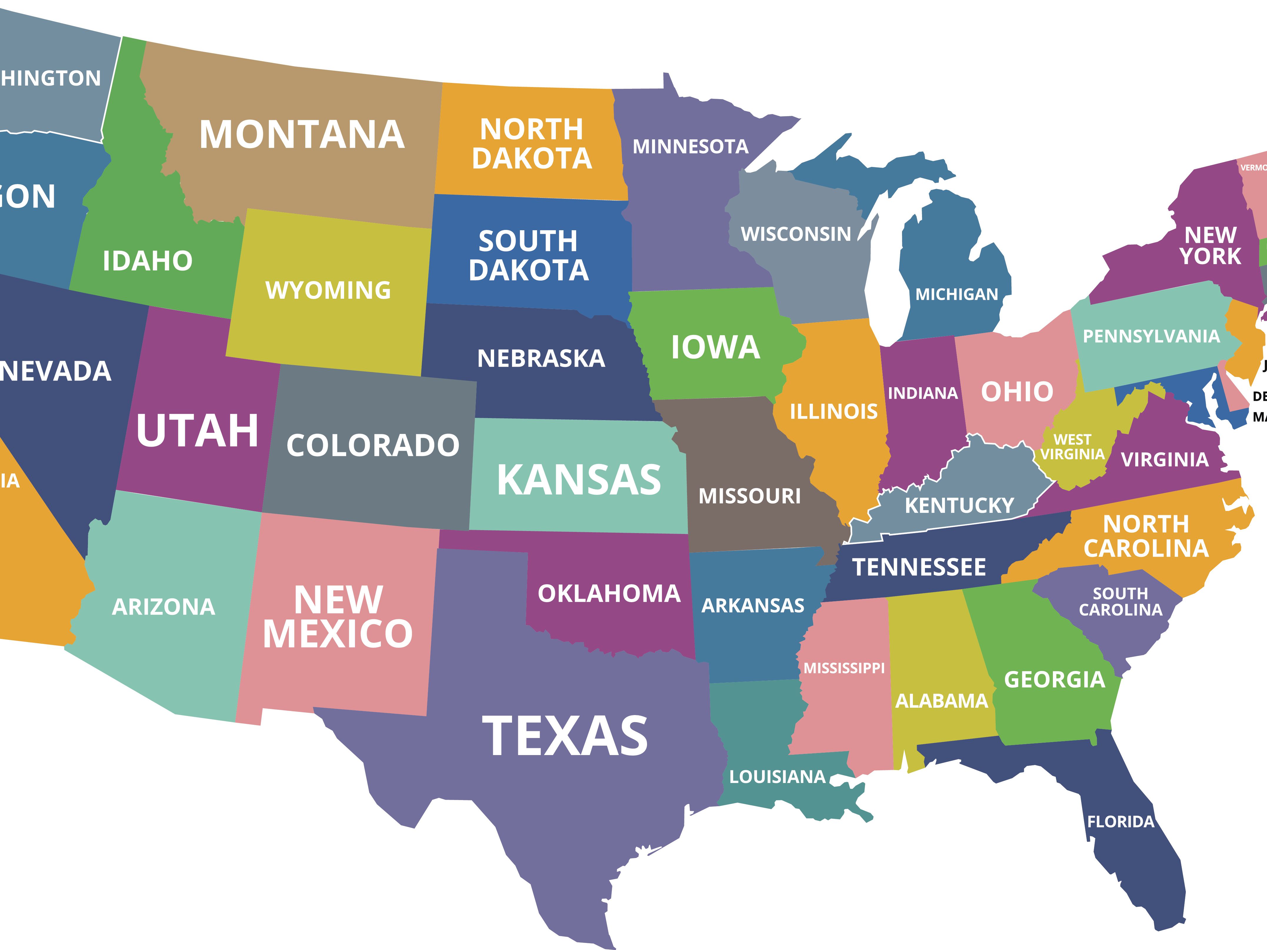 Detail Images Of Usa States Nomer 5