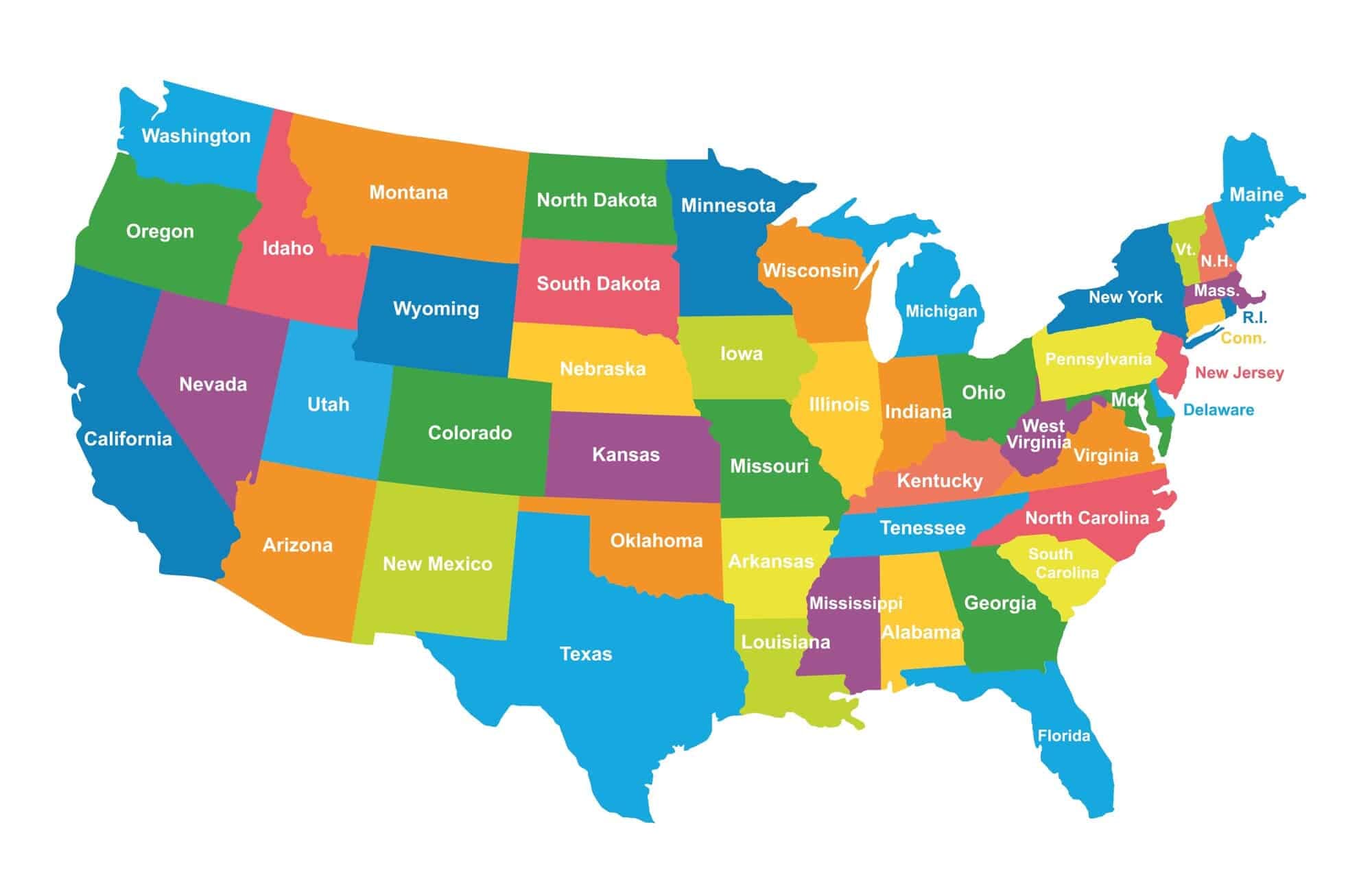 Detail Images Us Map Nomer 35