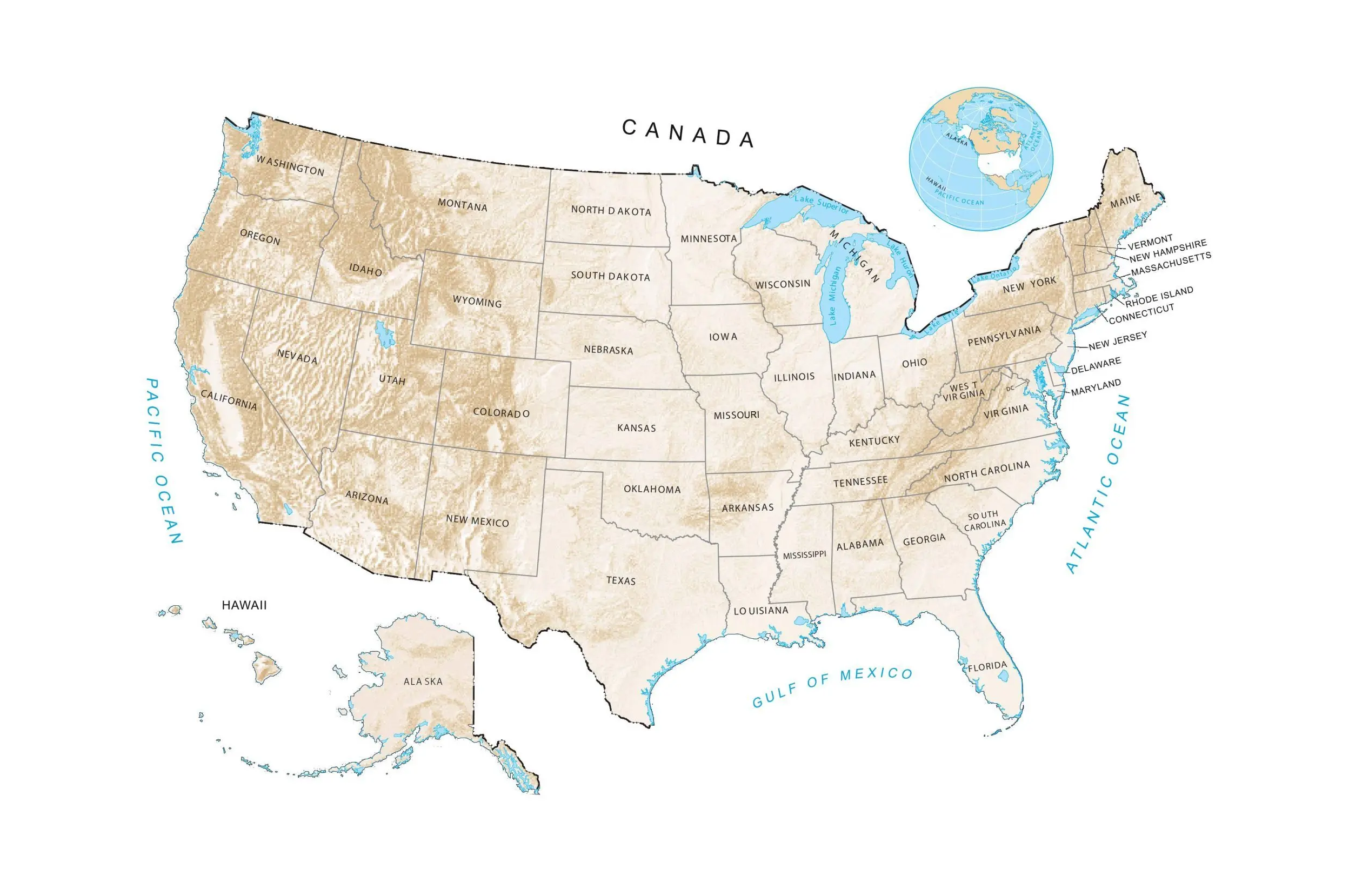 Detail Images Us Map Nomer 39
