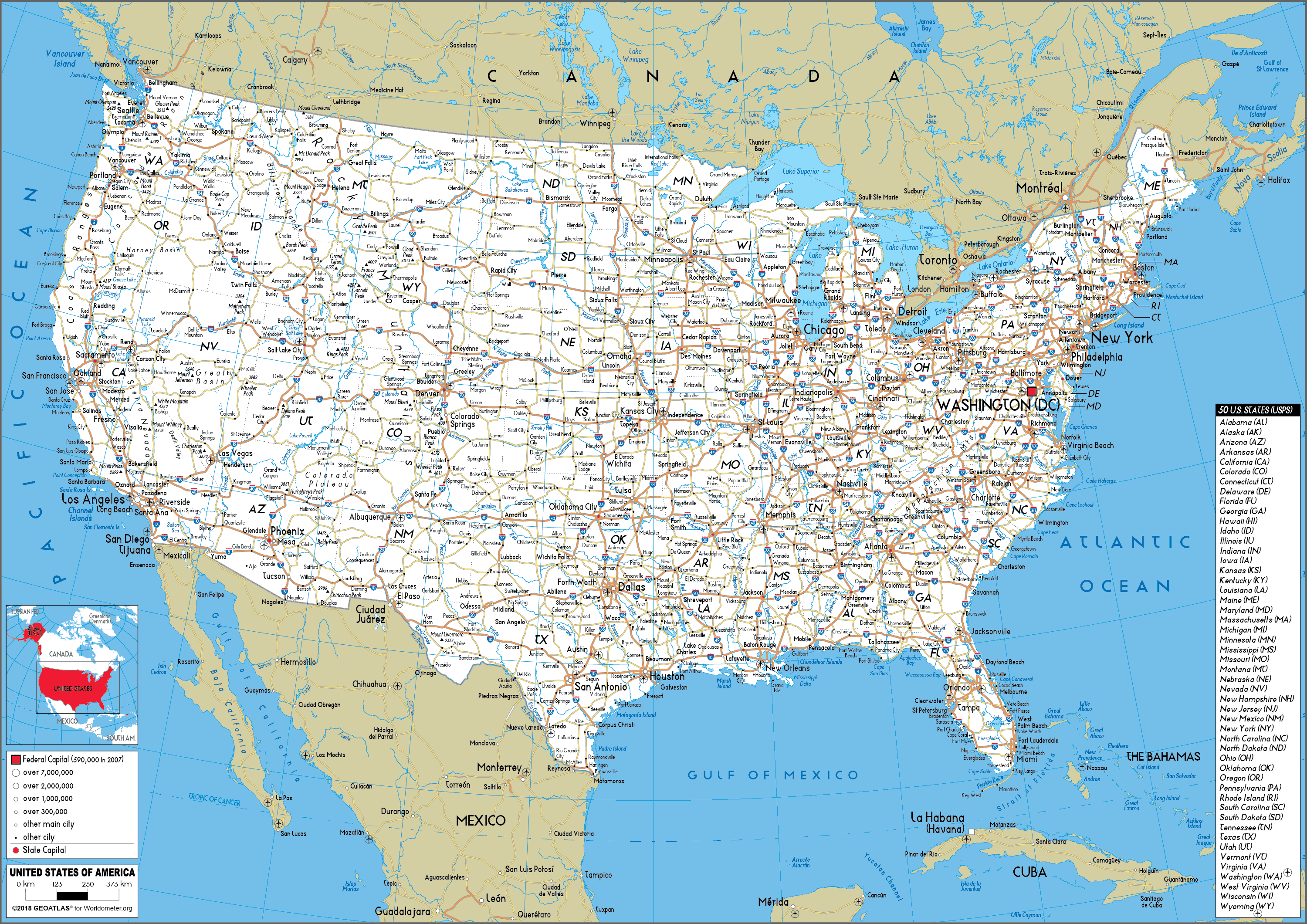 Detail Images Us Map Nomer 45