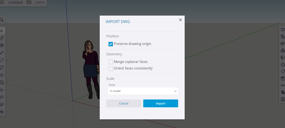 Detail Import Gambar Autocad Ke Sketchup Nomer 44