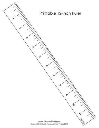 Detail Inch Ruler Image Nomer 44