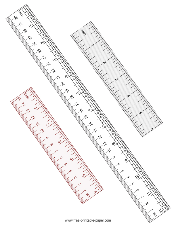 Detail Inch Ruler Picture Nomer 34