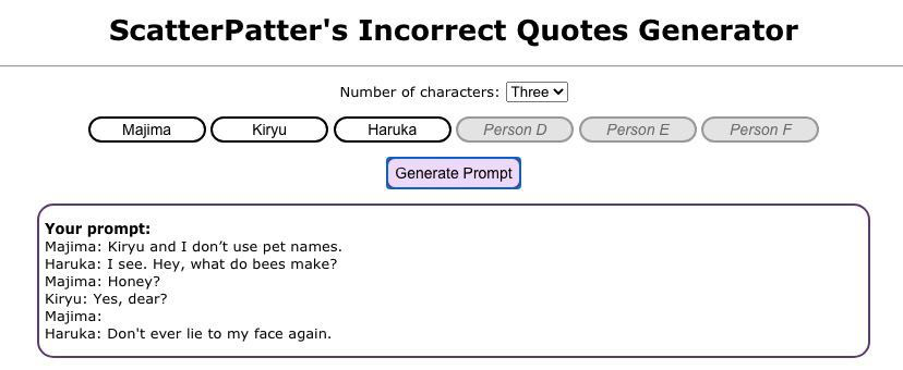 Download Incorrect Quotes Generator Nomer 27