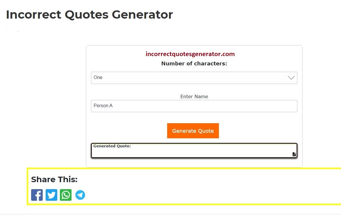 Detail Incorrect Quotes Generator Nomer 28