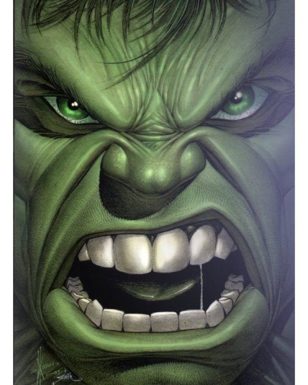 Detail Incredible Hulk Face Images Nomer 49