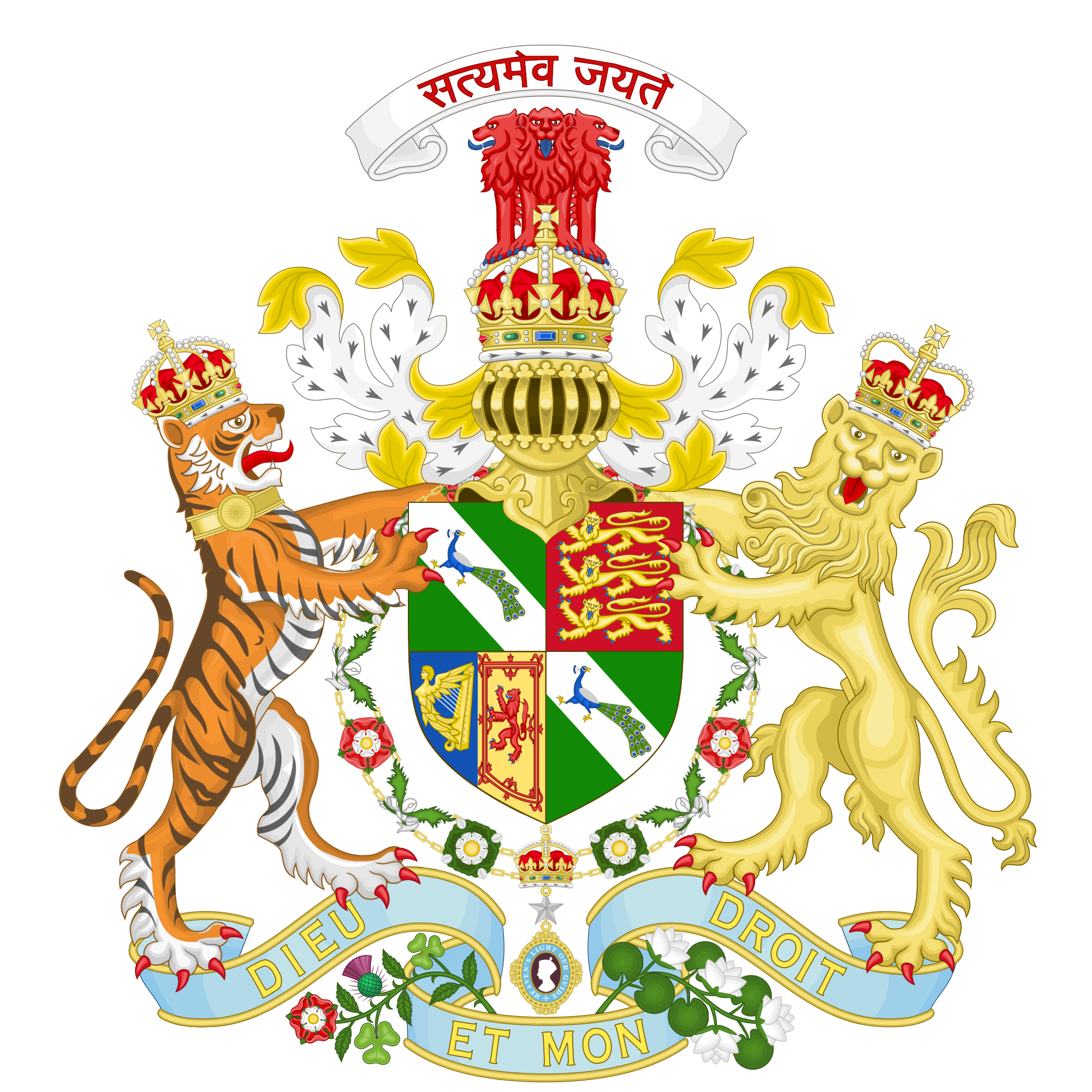 Detail India Coat Of Arms Nomer 4