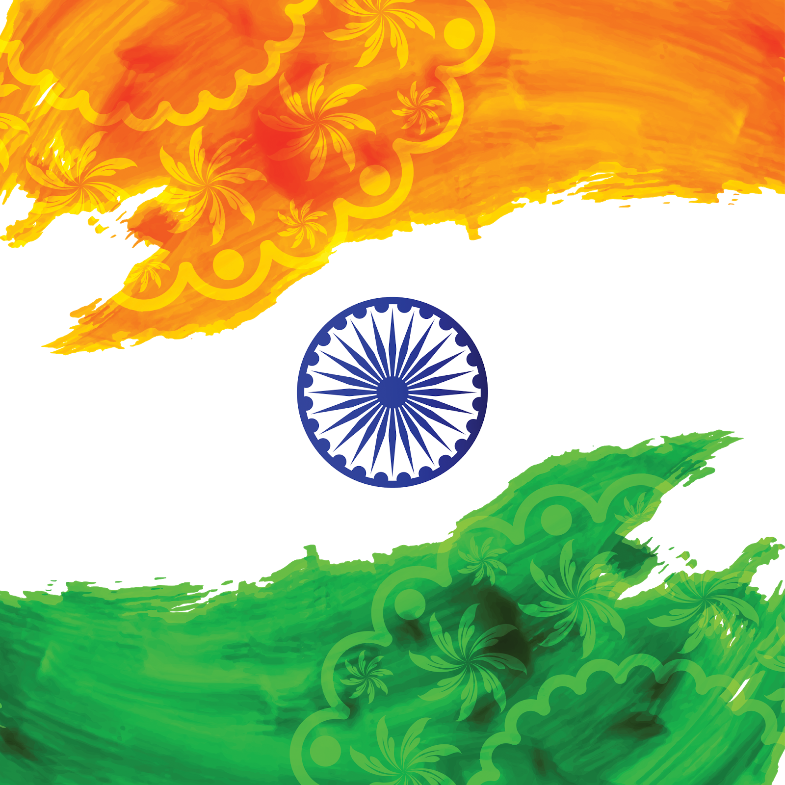 Detail India Flag Png Nomer 17