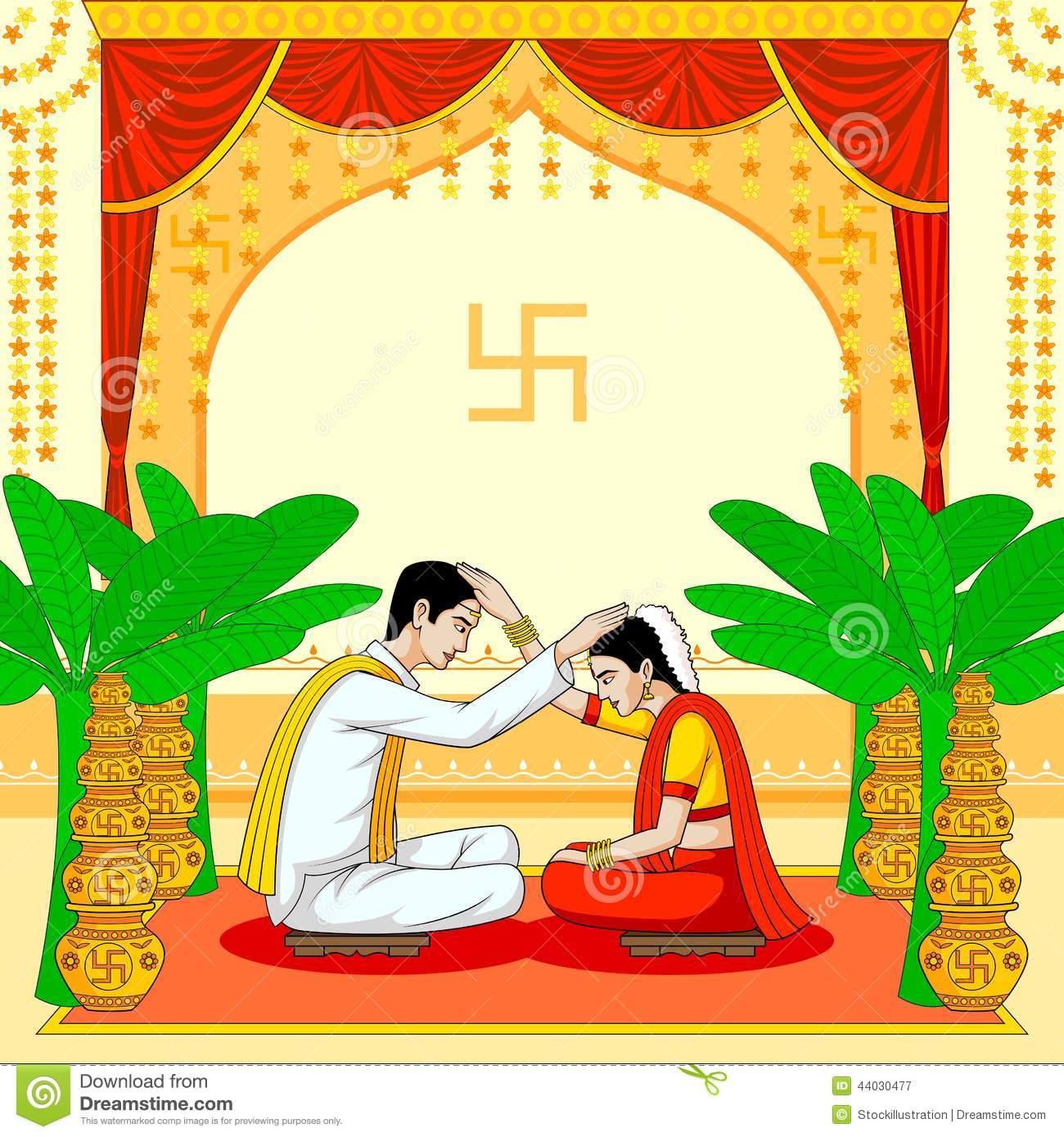 Detail Indian Bride And Groom Clipart Nomer 20