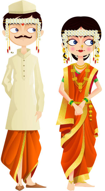 Detail Indian Bride And Groom Clipart Nomer 38