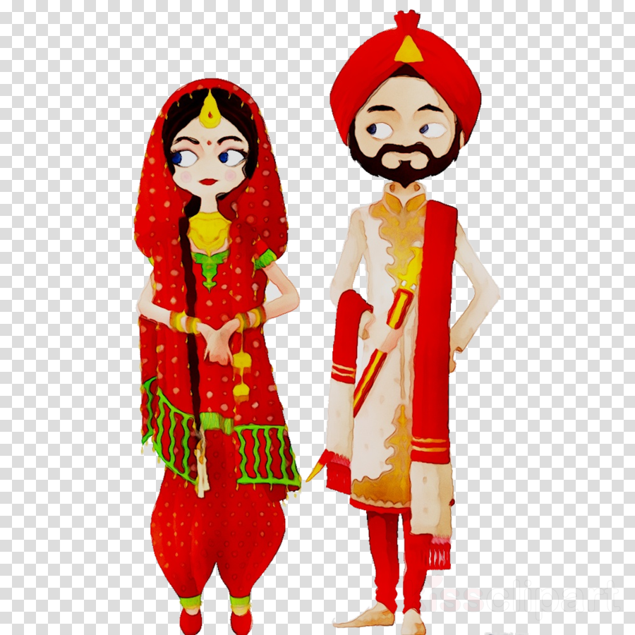 Detail Indian Bride And Groom Clipart Nomer 42