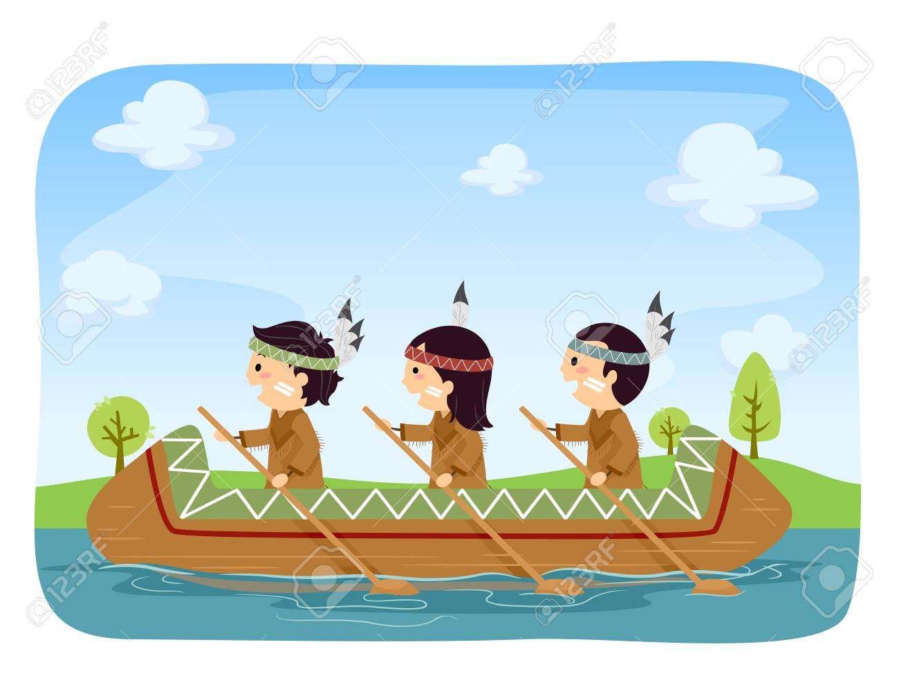 Detail Indian Canoe Clipart Nomer 19