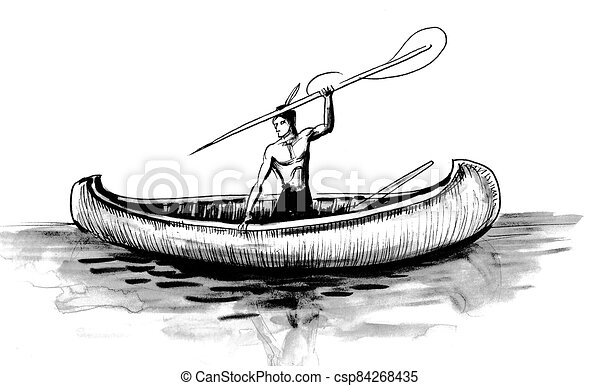 Detail Indian Canoe Clipart Nomer 23