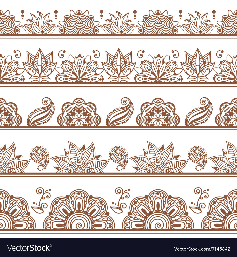 Detail Indian Pattern Vector Nomer 28