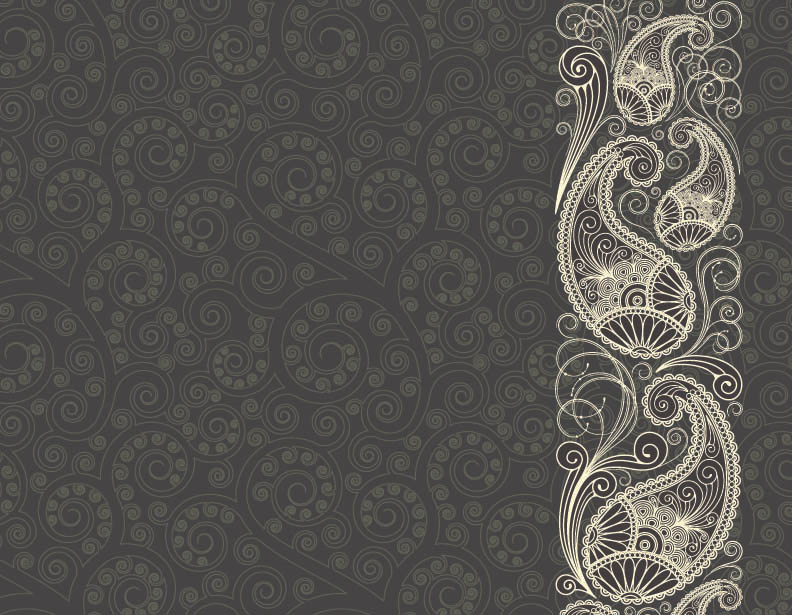 Detail Indian Pattern Vector Nomer 35