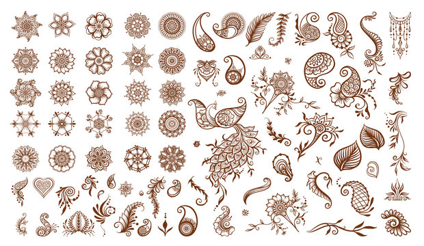 Detail Indian Pattern Vector Nomer 44