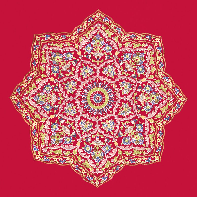 Detail Indian Pattern Vector Nomer 45