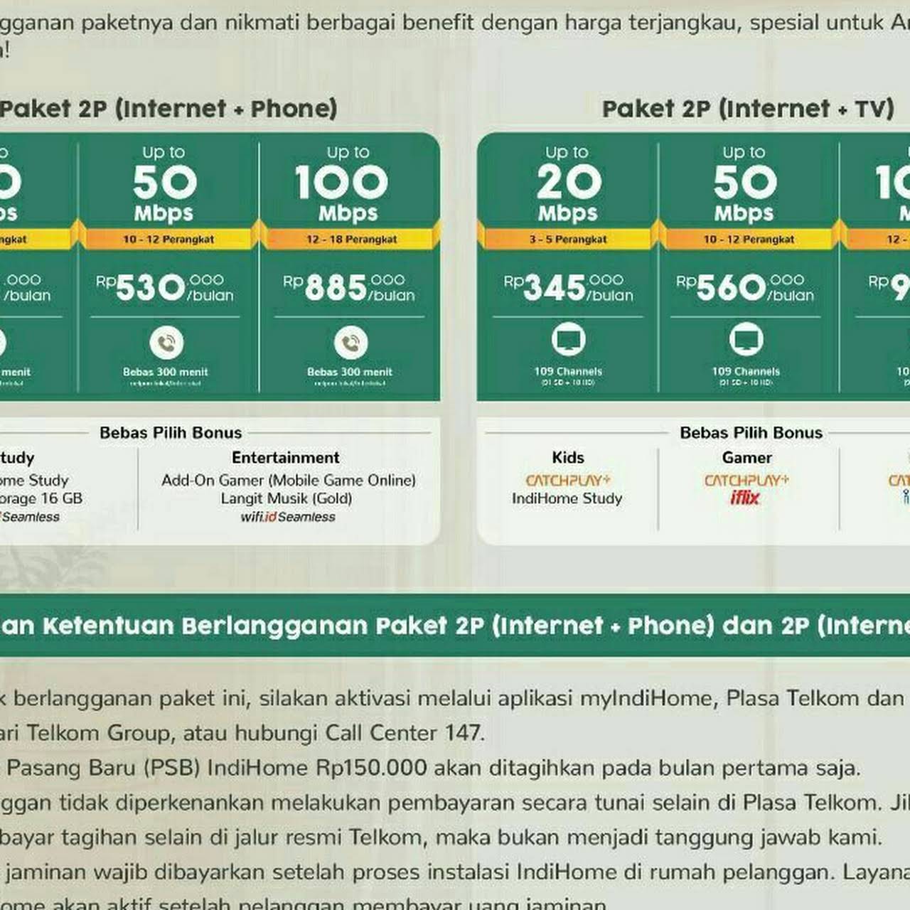 Detail Indihome Rumah Ibadah Nomer 51