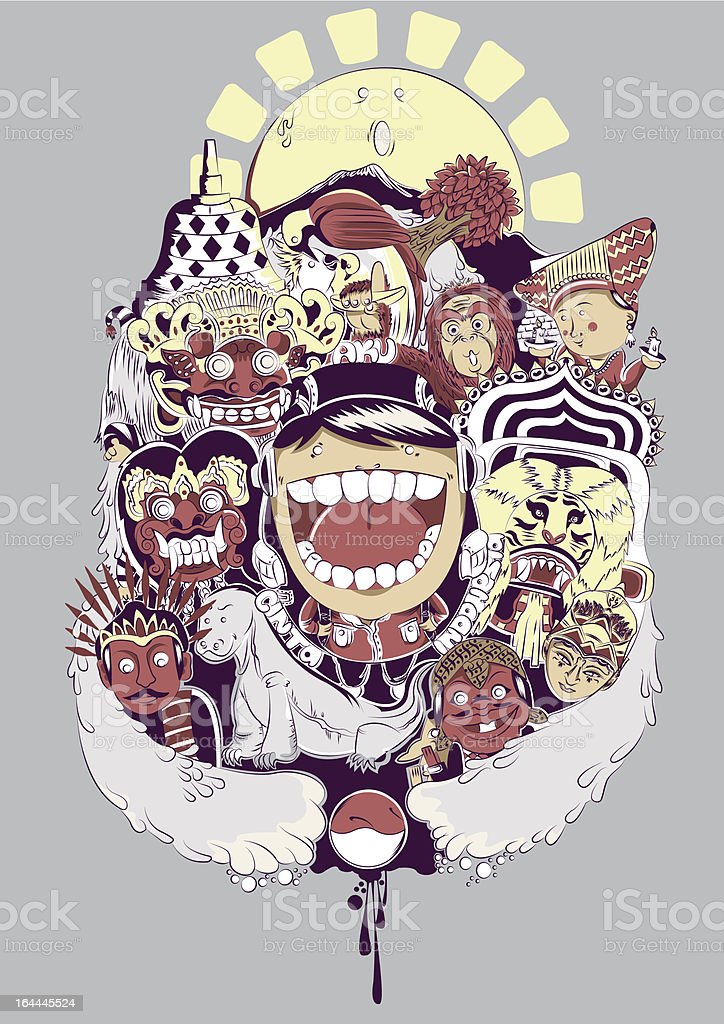 Detail Indonesian Culture Vector Nomer 49