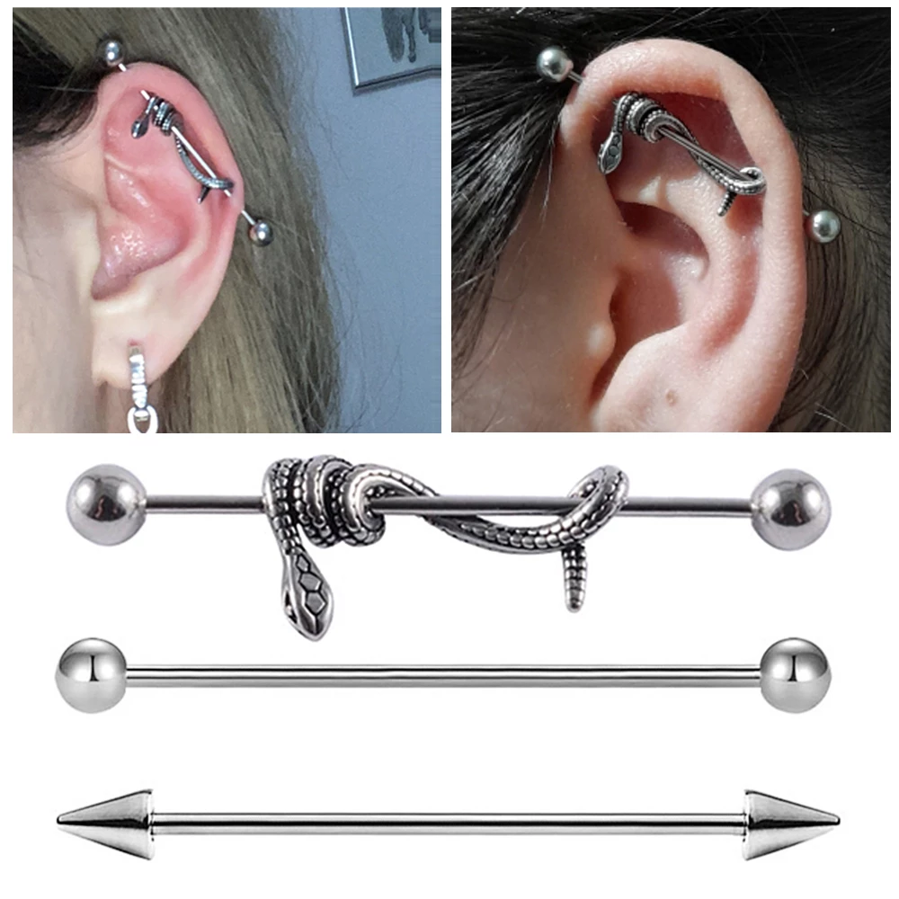 Detail Industrial Piercing Snake Nomer 13