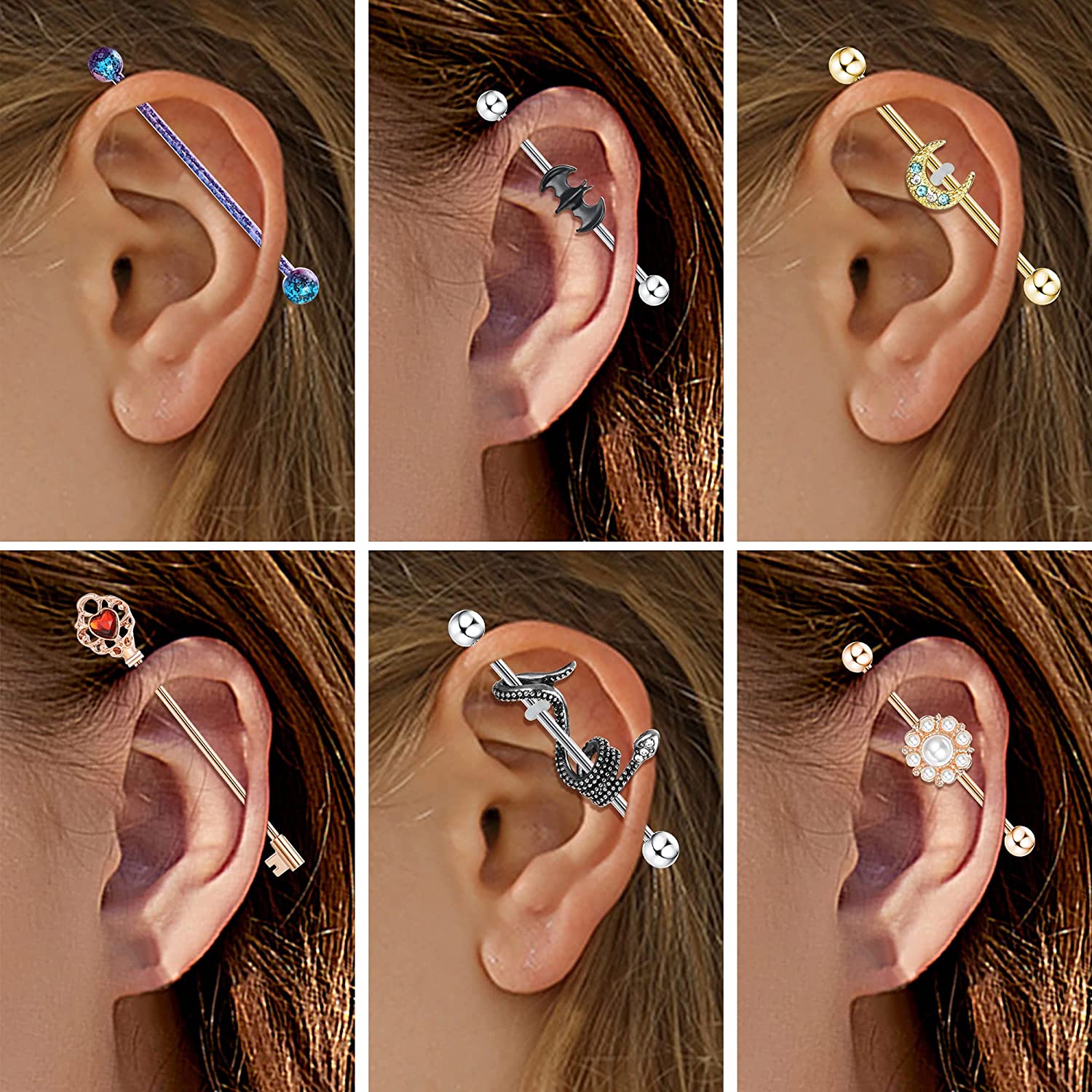 Detail Industrial Piercing Snake Nomer 25