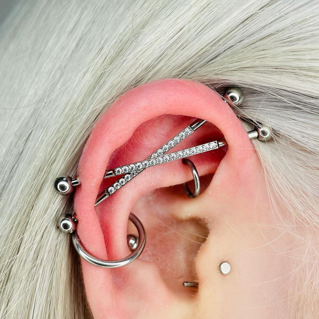 Detail Industrial Piercing Snake Nomer 37