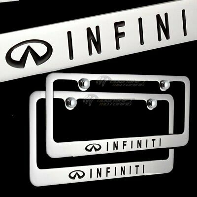 Detail Infiniti Chrome License Plate Frame Nomer 25