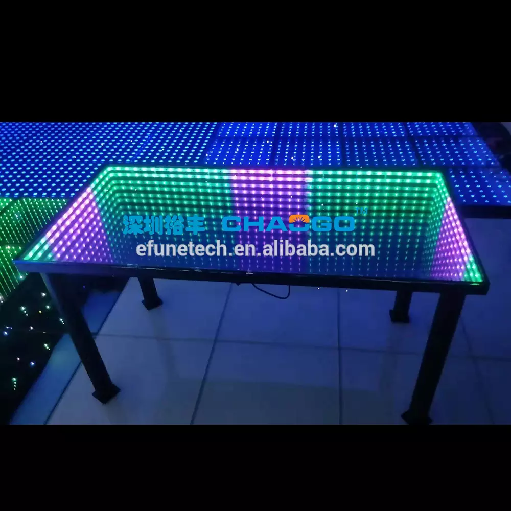 Detail Infinity Mirror Beer Pong Table Nomer 13