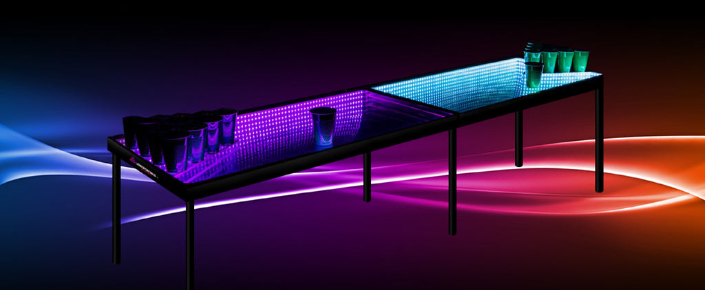 Detail Infinity Mirror Beer Pong Table Nomer 20