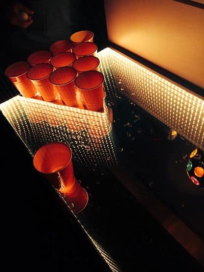 Detail Infinity Mirror Beer Pong Table Nomer 22