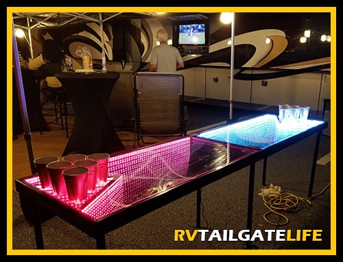 Detail Infinity Mirror Beer Pong Table Nomer 55