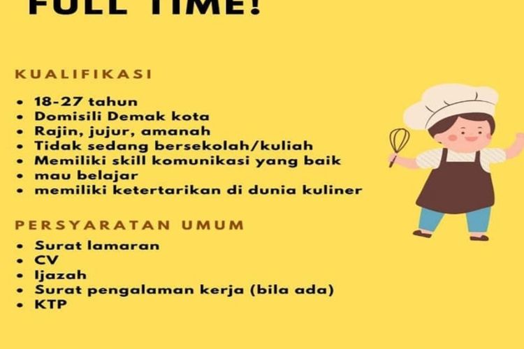 Detail Info Loker Rumah Makan Bandung Nomer 22