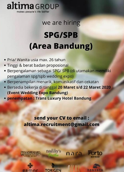 Detail Info Loker Rumah Makan Bandung Nomer 24